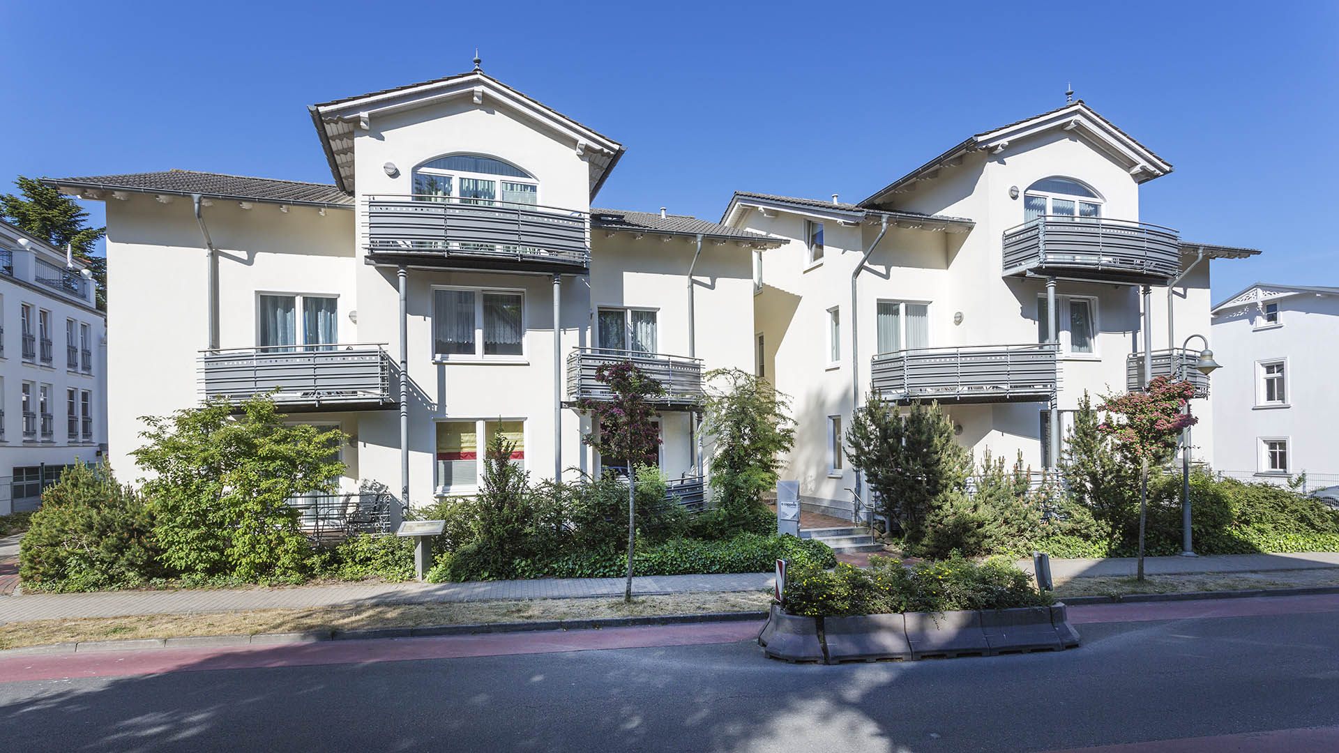 Vorderansicht Villa a cappella