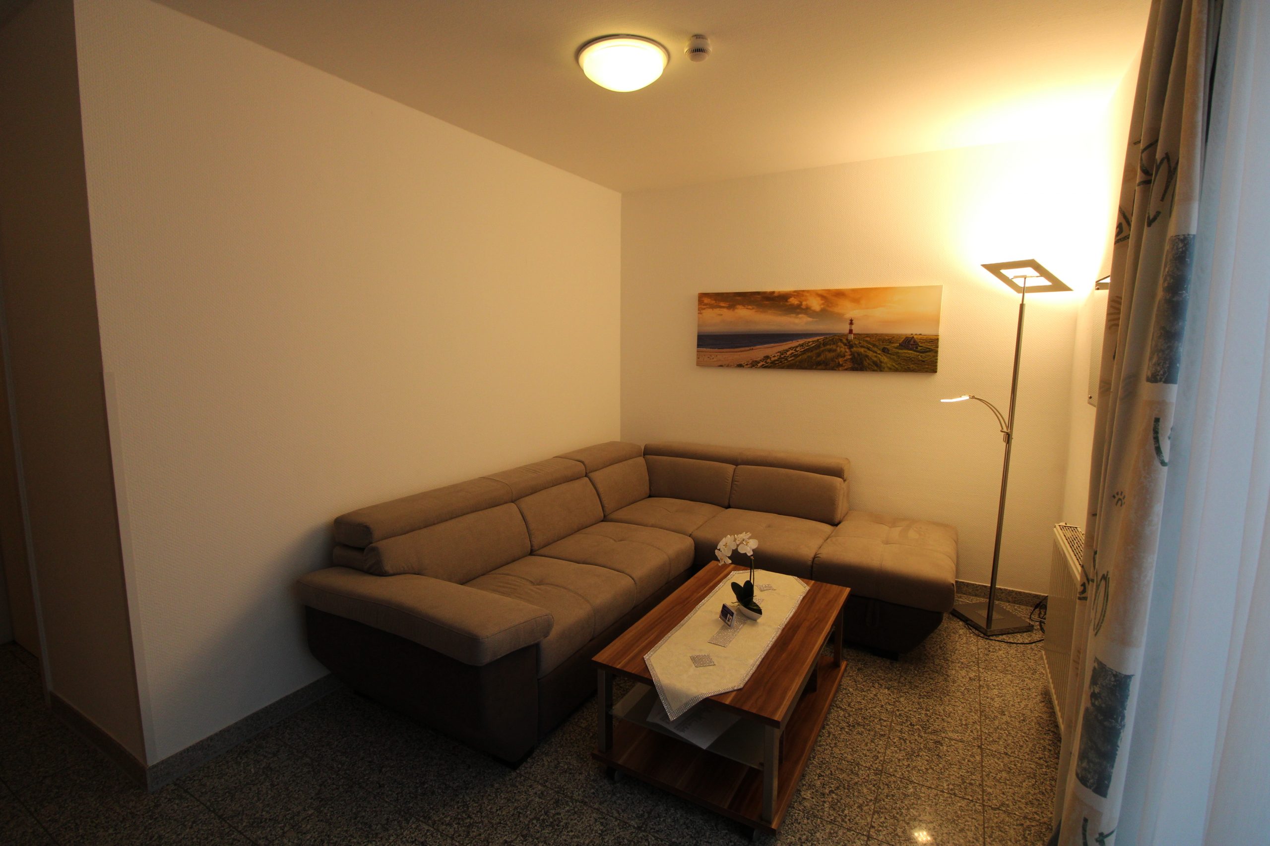 Wohnzimmer mit Schlafcouch