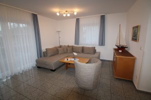 Wohnzimmer mit Schlafcouch