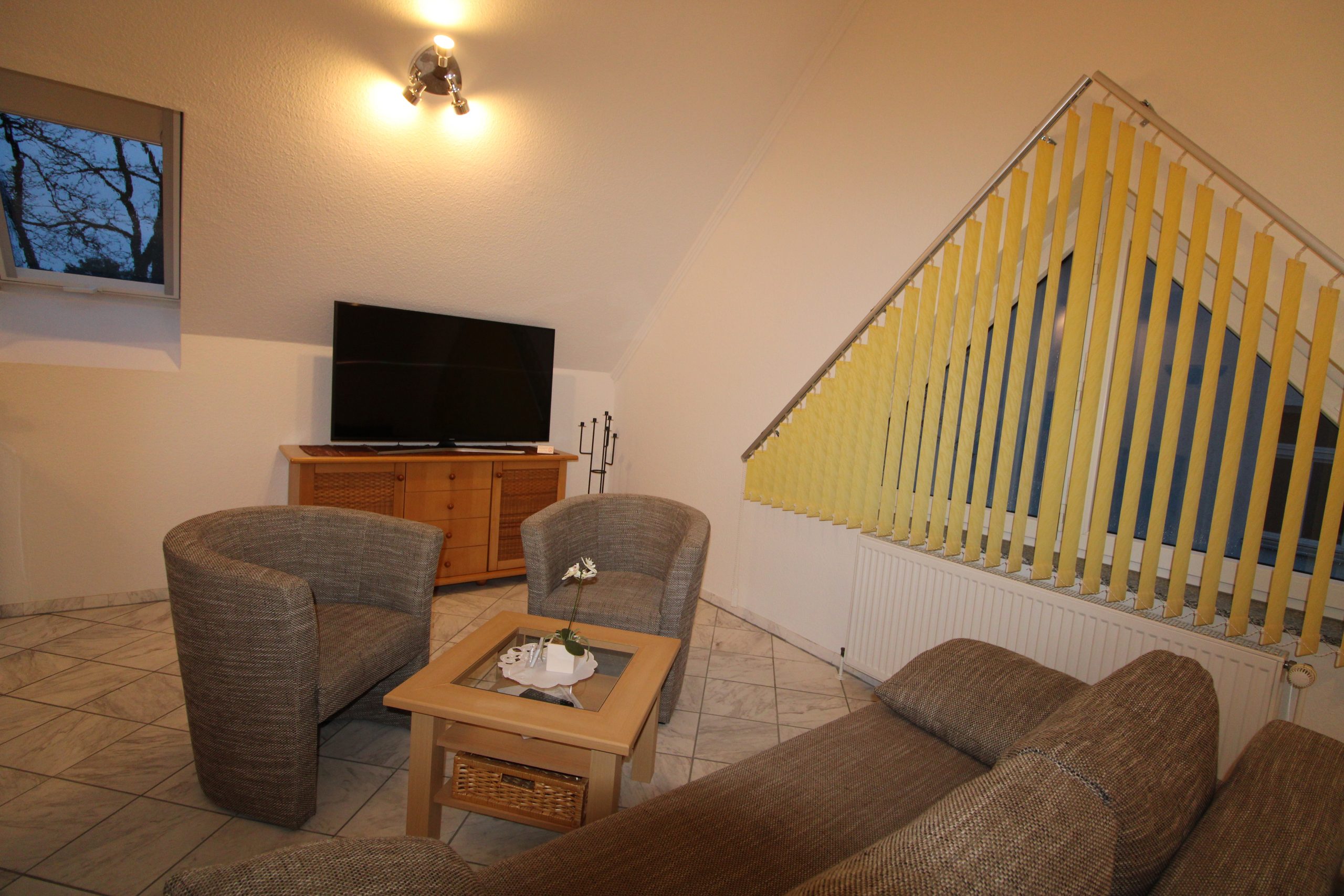 Wohnzimmer mit Schlafcouch