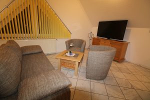 Wohnzimmer mit Schlafcouch