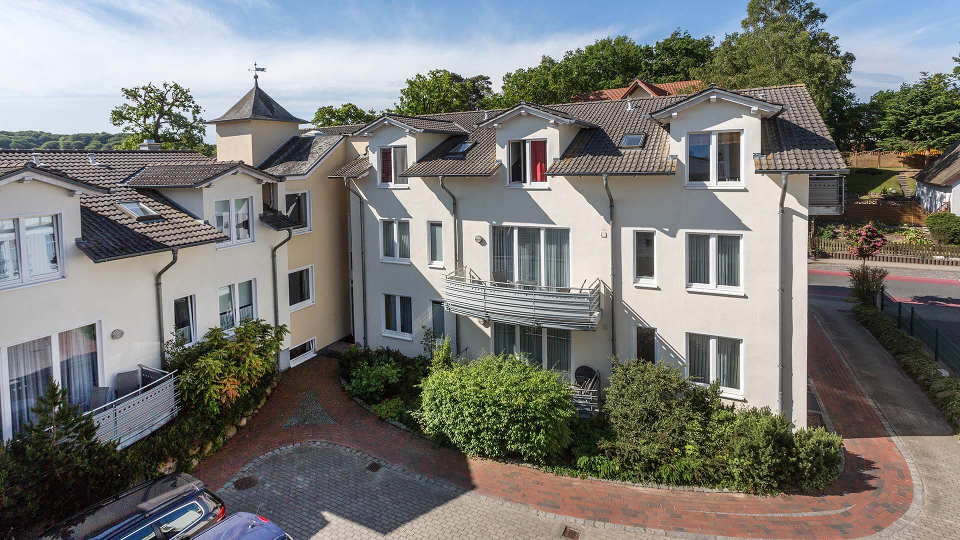 Hinteransicht Villa a cappella