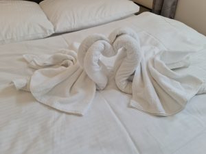 Auf Wunsch mit Wäschepaketen